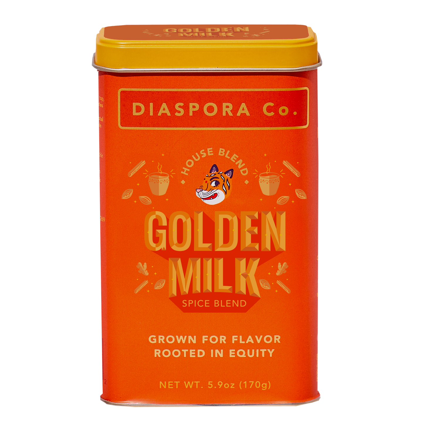 Golden Milk (Spice Blend) - For Turmeric Lattes & Baking: 45g Everyday Tin