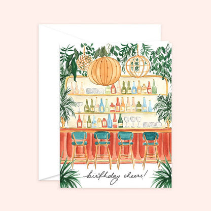 Tropical Birthday Cheers Card: Kraft