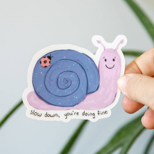 Snail Clear Sticker