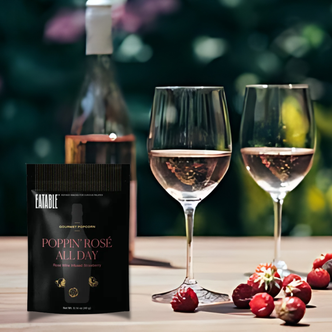 Mini Poppin' Rosé All Day - Gourmet Candied Popcorn