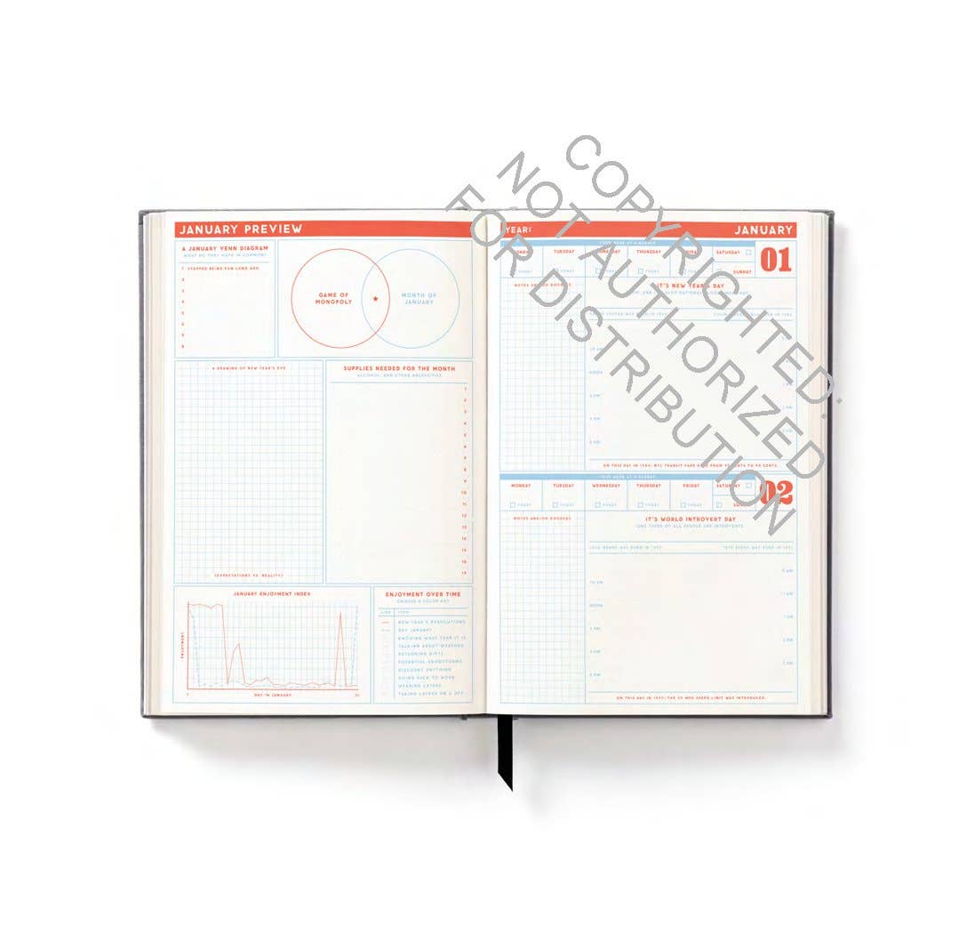 The Perpetually Late Show Undated Standard Planner