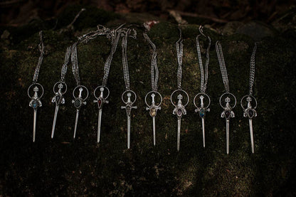 Vassa Sword Necklace | Citrine Sword Necklace