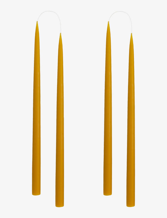 Honey Danish Taper Candle  12" Taper