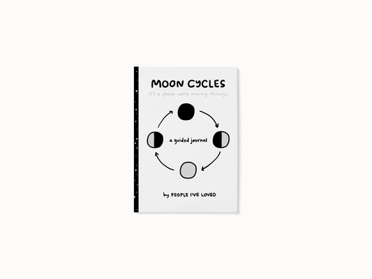 Moon Cycles Guided Journal