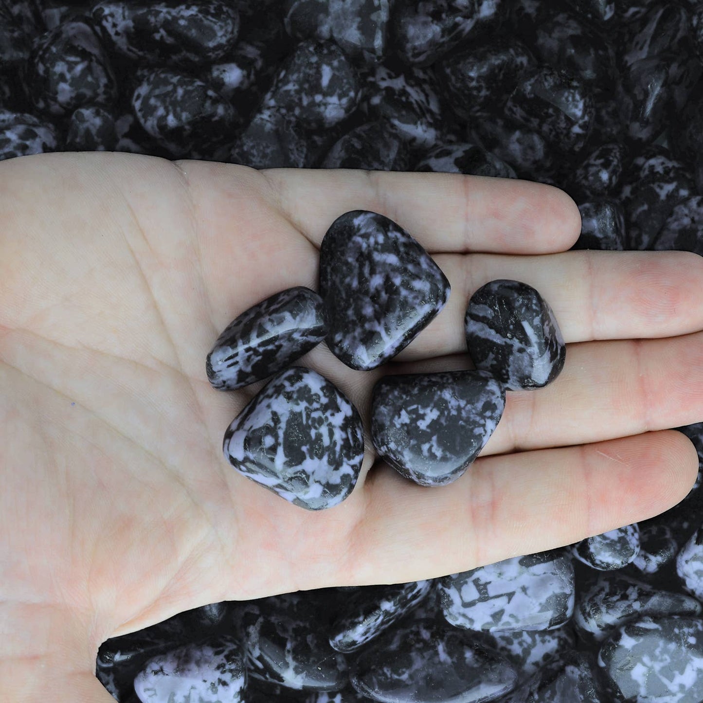 Tumbled Indigo Gabbro - Madagascar (1 lb)