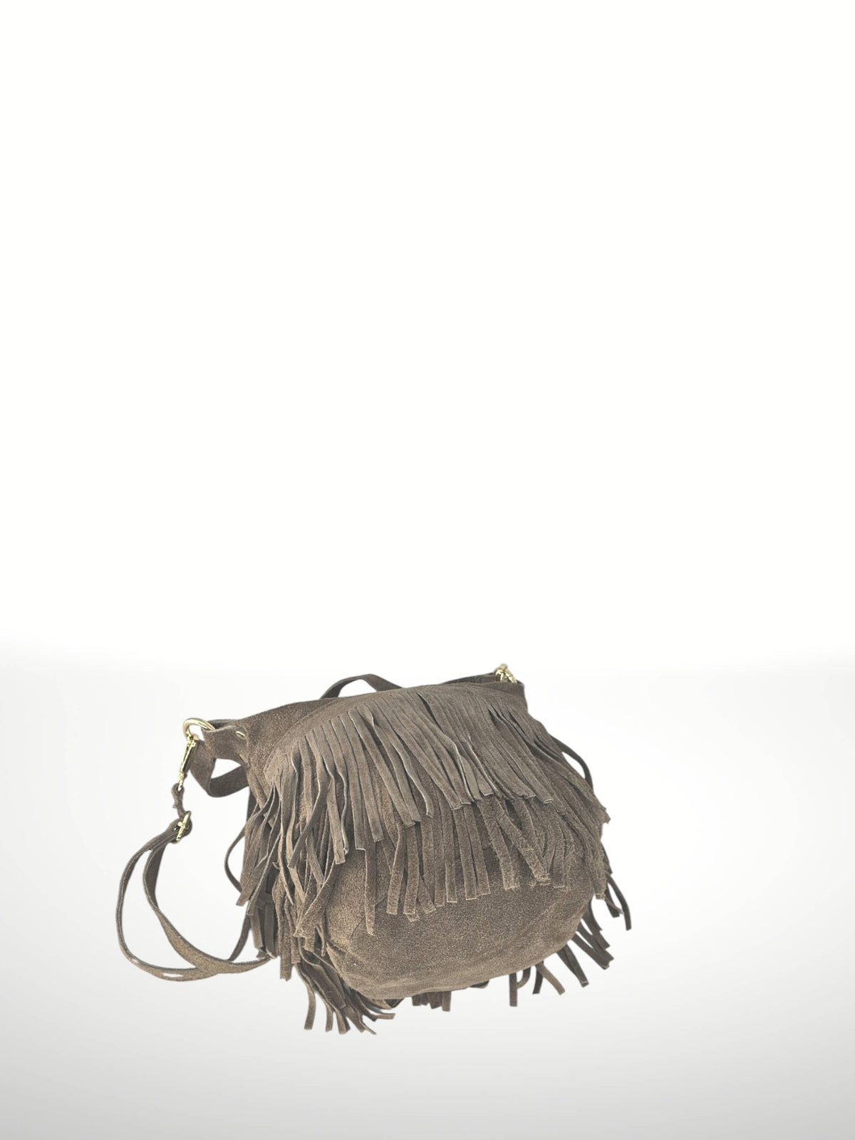 ORQUIDEA - Suede leather bag: Rojo vino