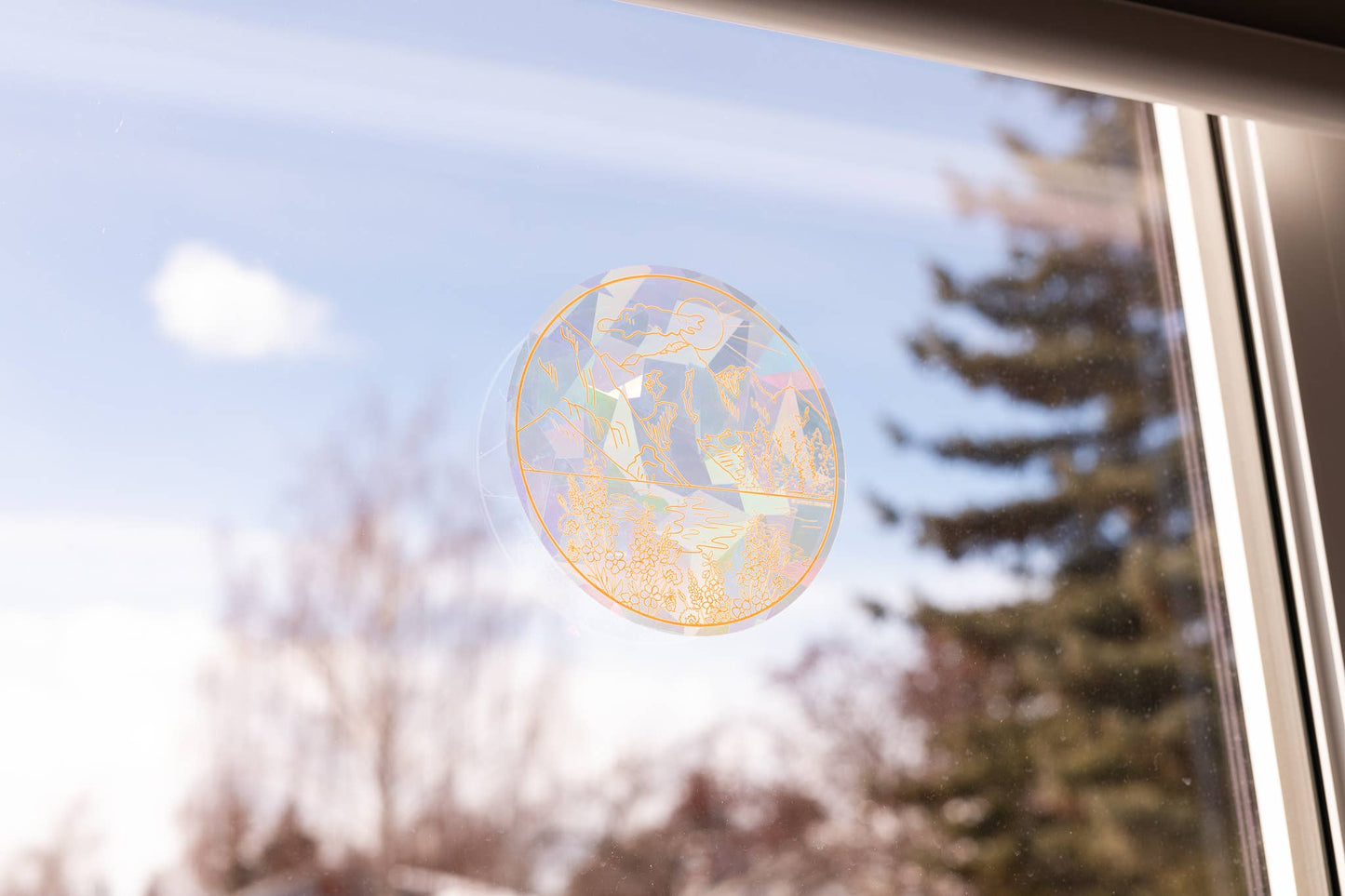 Floral Circle Sun Catcher