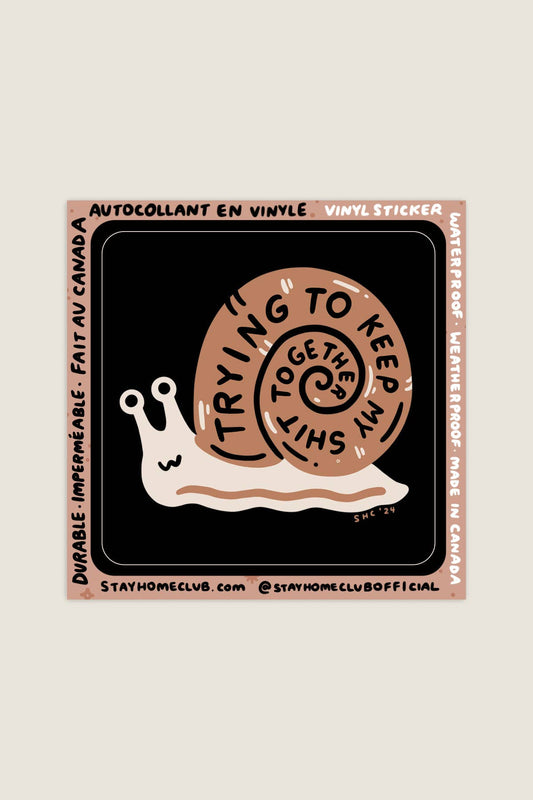 Trying Sticker | Waterproof Vinyl Sticker