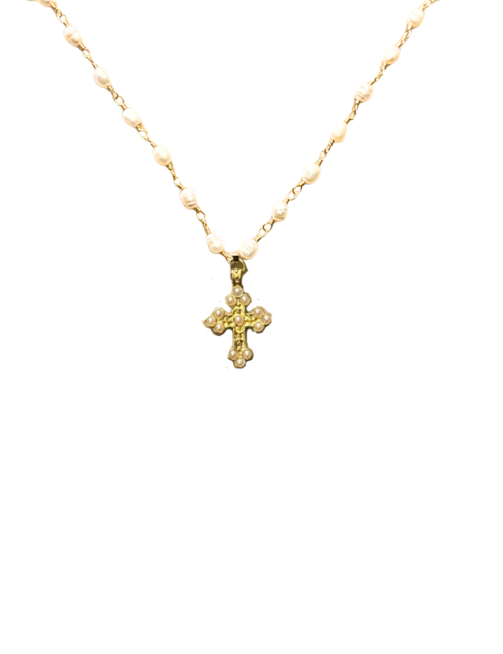 Necklace Santa - Pearls