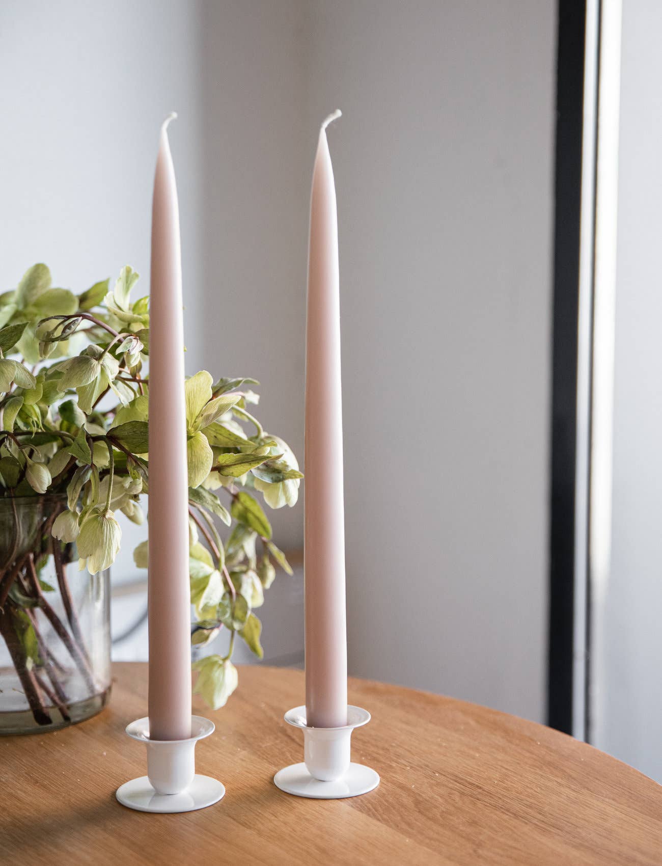 Flax Danish Taper Candle  12" Taper
