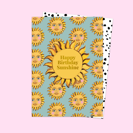 Happy Birthday Sunshine Card