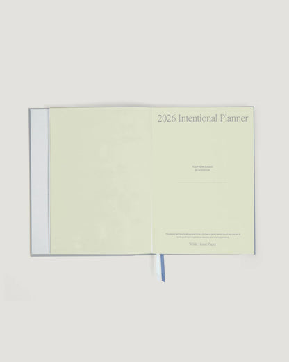 2026 Intentional Planner