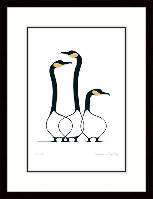 Friends by Benjamin Chee Chee Framed Art Print