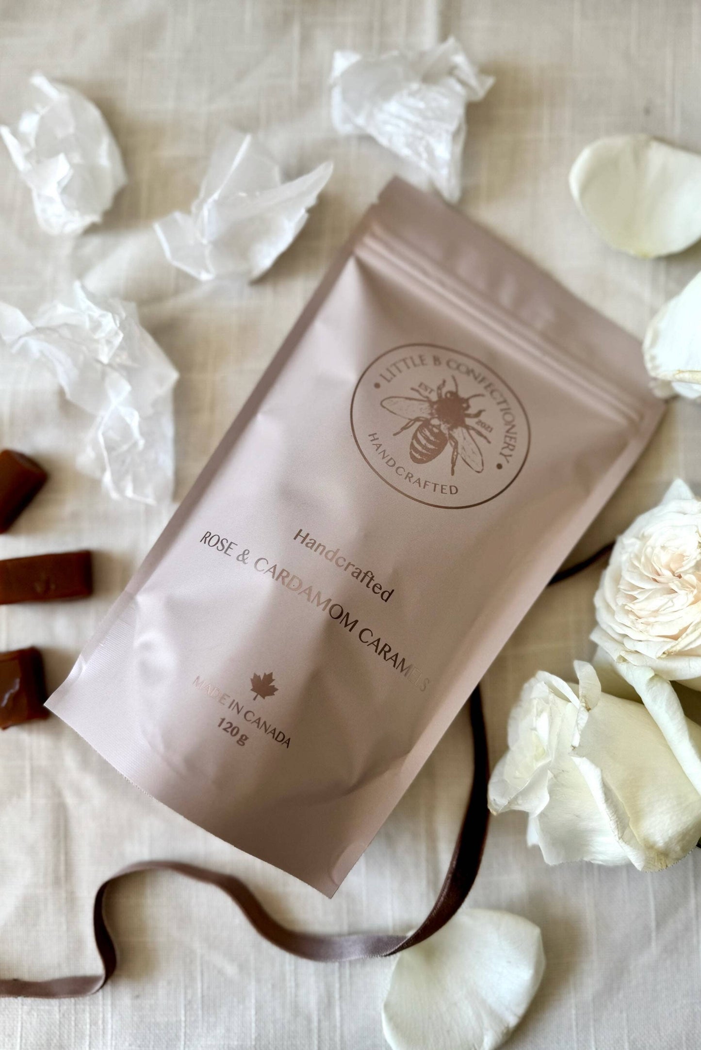 Rose & Cardamom Caramels