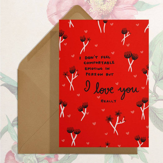 I Love You (really) card: Single card