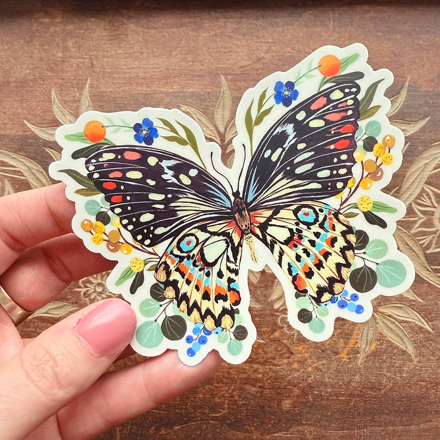 Butterfly Vinyl Sticker - Wildlife Sticker - Nature Sticker