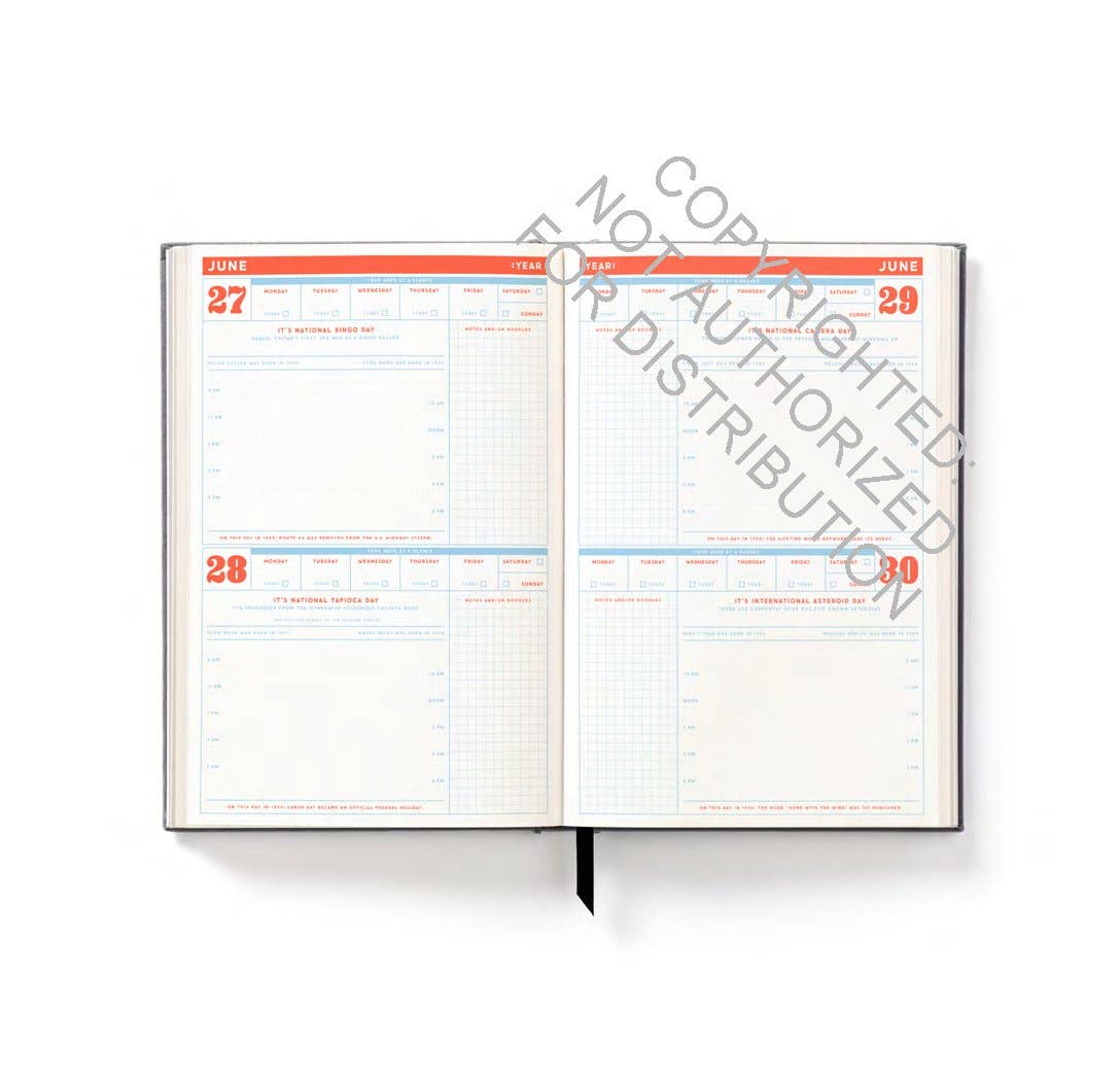 The Perpetually Late Show Undated Standard Planner