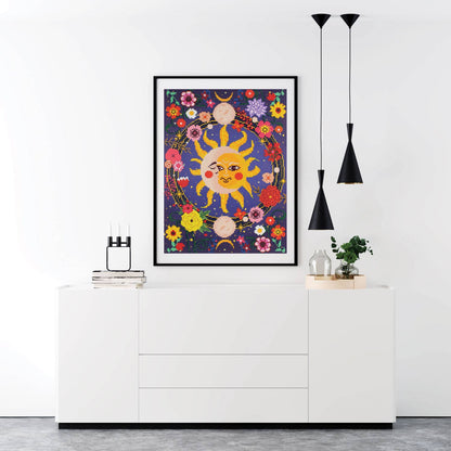 Camelot Dots -Floral Eclipse Diamond Painting Kit