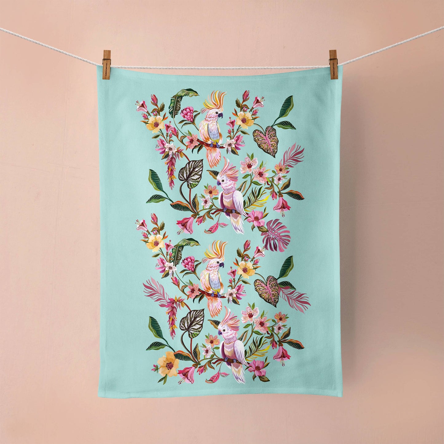 Cockatoo Birds | TEA TOWEL
