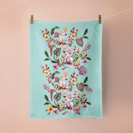 Cockatoo Birds | TEA TOWEL