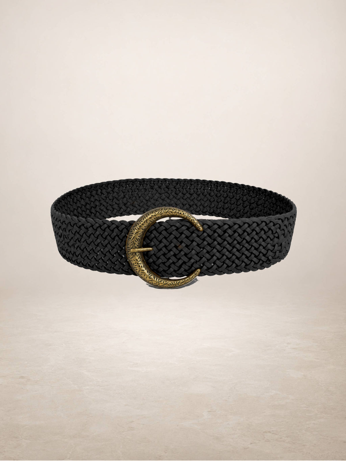 LIMIA - Leather belt: Brown coffee / + 100 cm