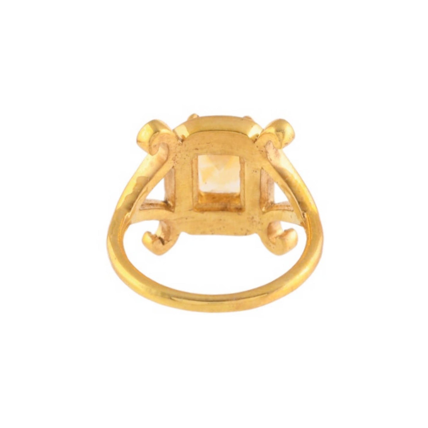 Amethyst Gold Plated Enamel Ring