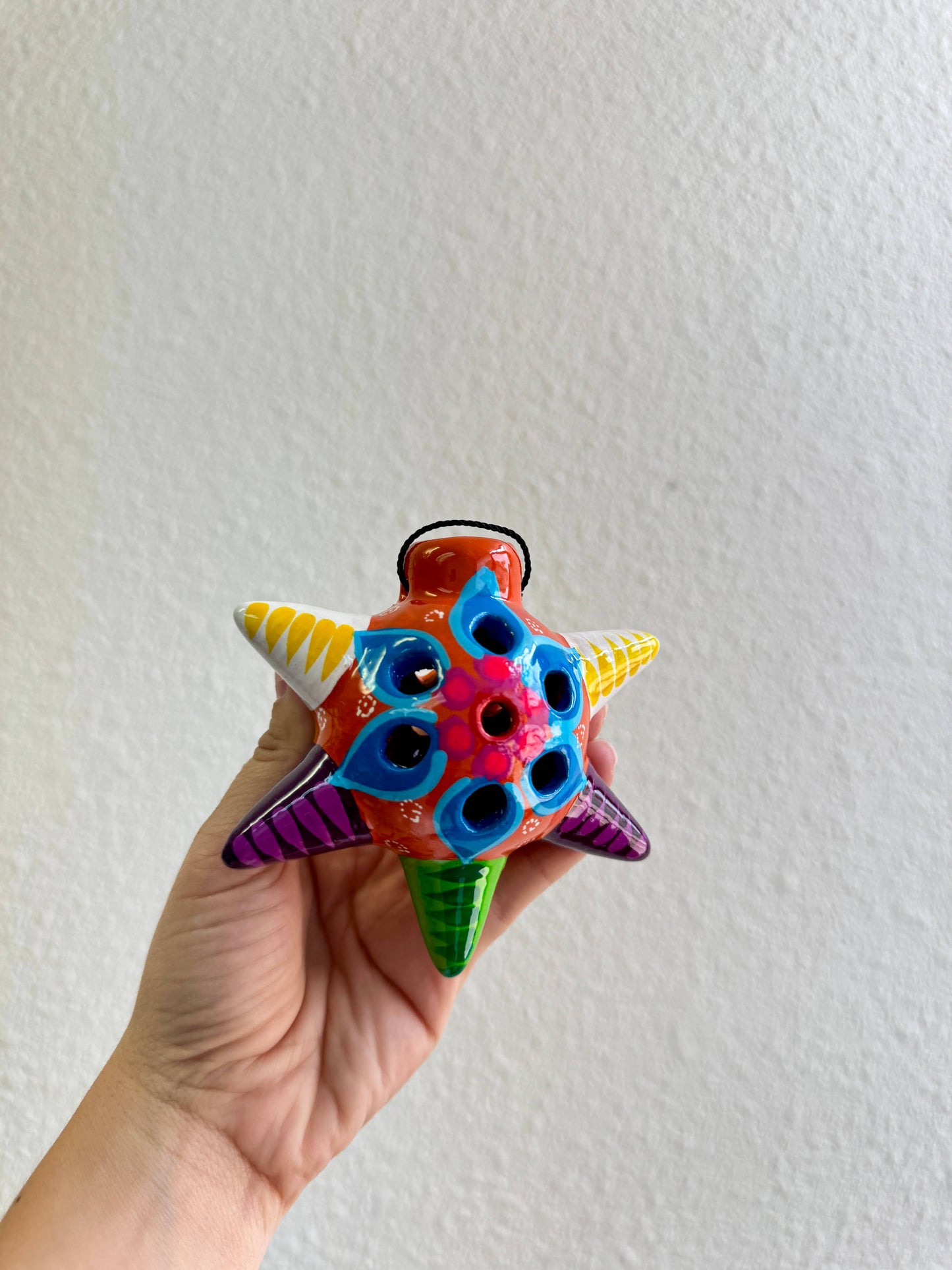Colorful Ornament christmas mexican Clay made