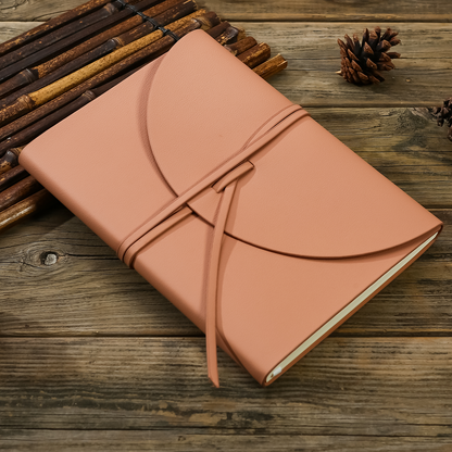 Pella Firenze Ruled Journal, Flexy Vegan Cover (Burnt Rose)