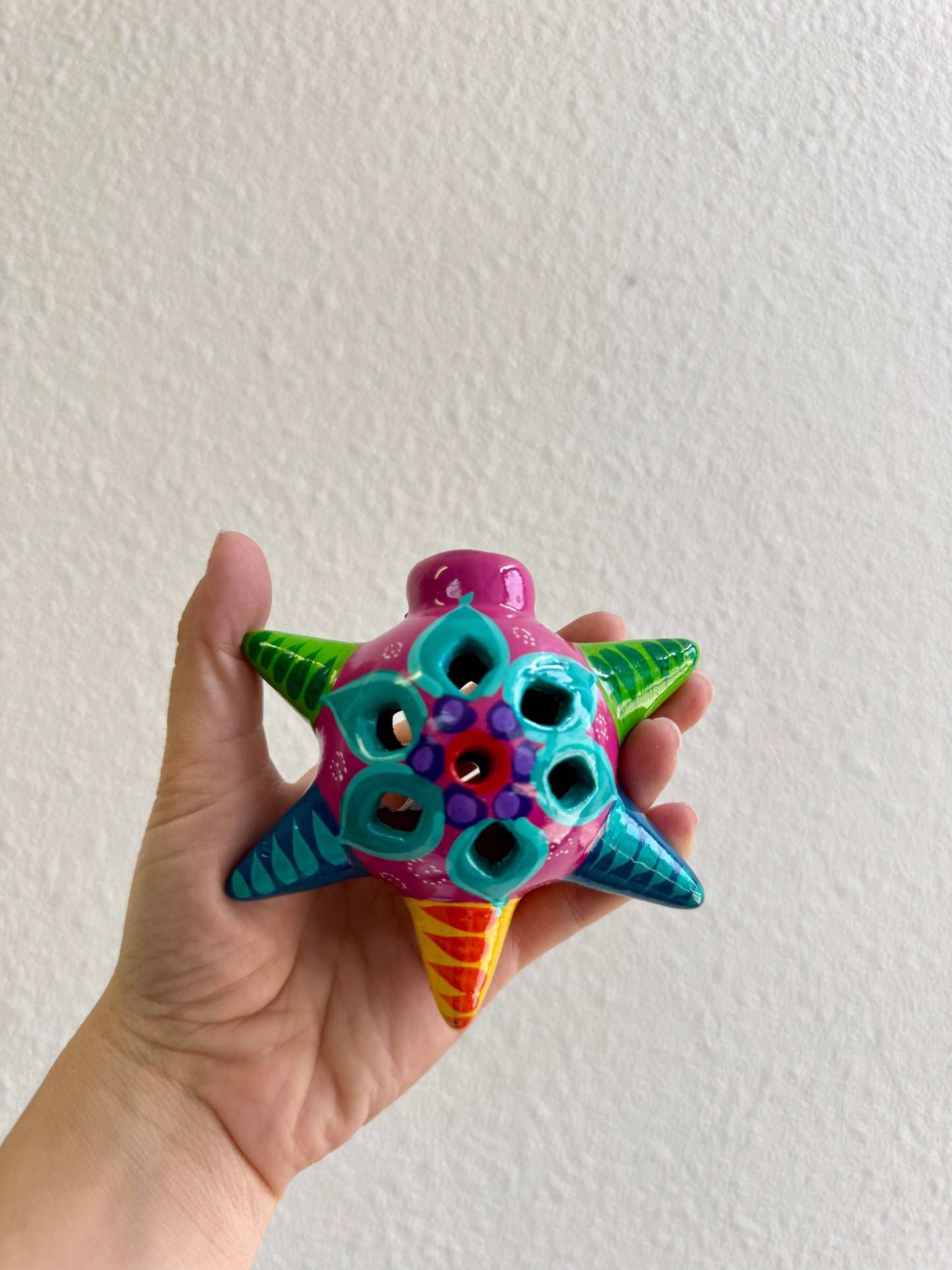 Colorful Ornament christmas mexican Clay made