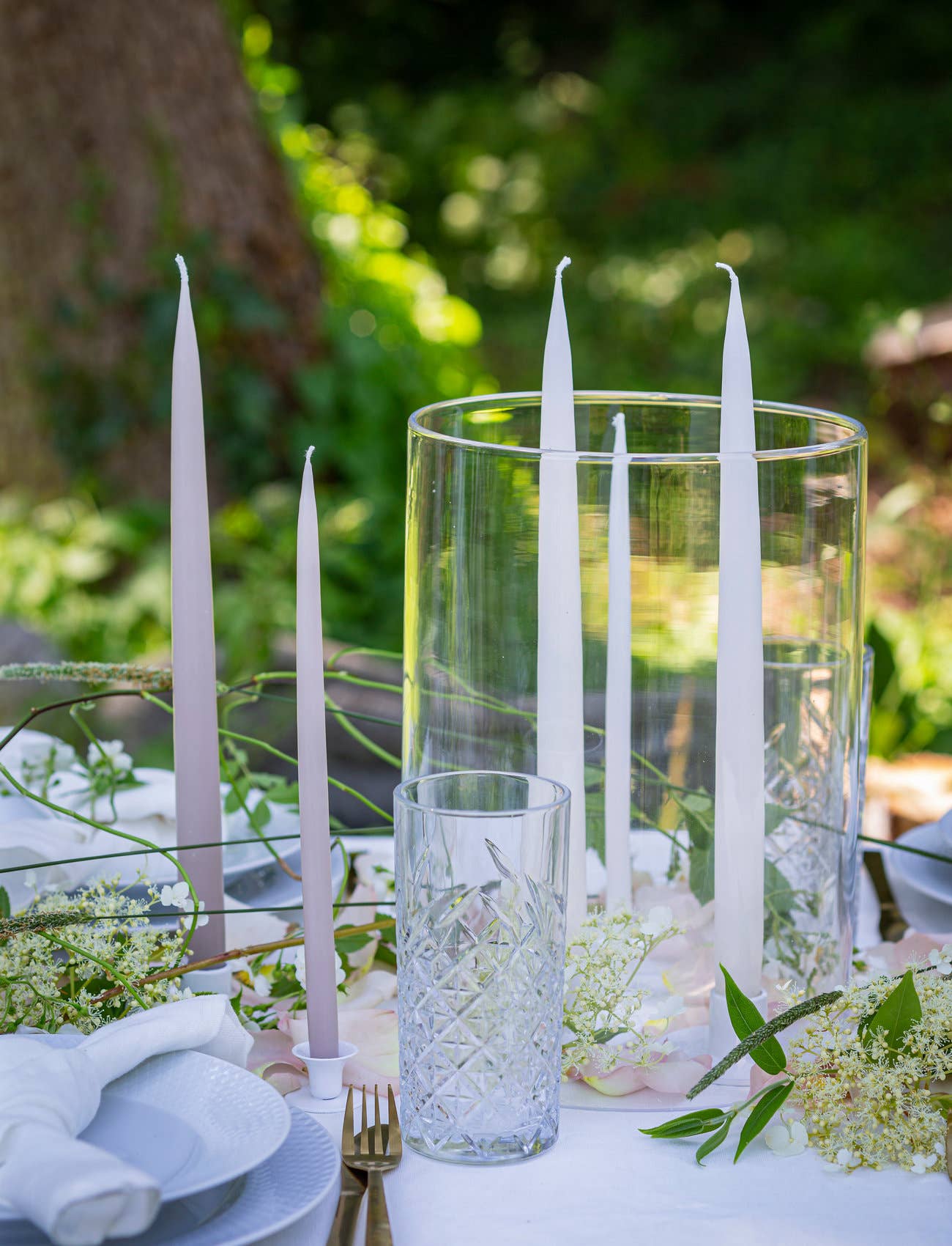 Off White Danish Taper Candle | 12 Pack: 12" Taper