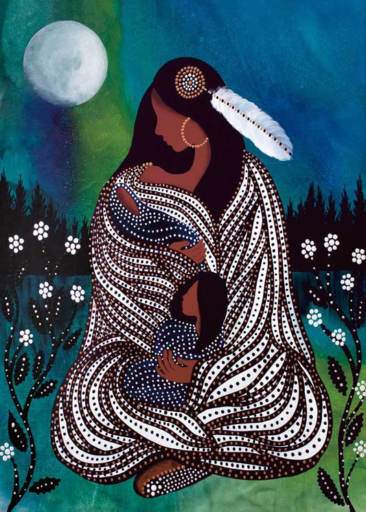 Loving Arms by Artist Betty Albert Art Print
