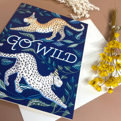 Leopard Birthday Card | Stationery  | Birthday Greeting Card