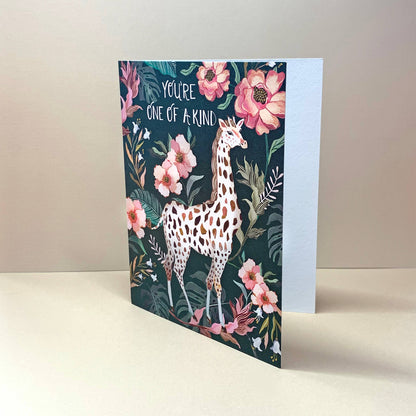 Giraffe Card | Stationery  |  Birthday Greeting Card