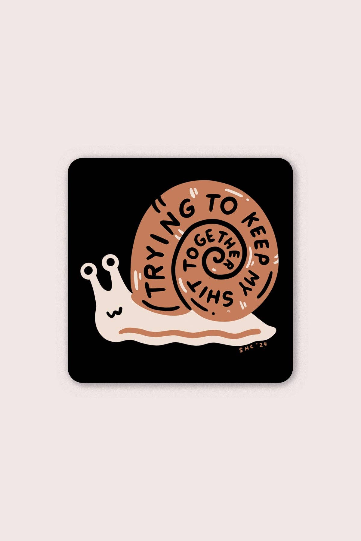 Trying Sticker | Waterproof Vinyl Sticker