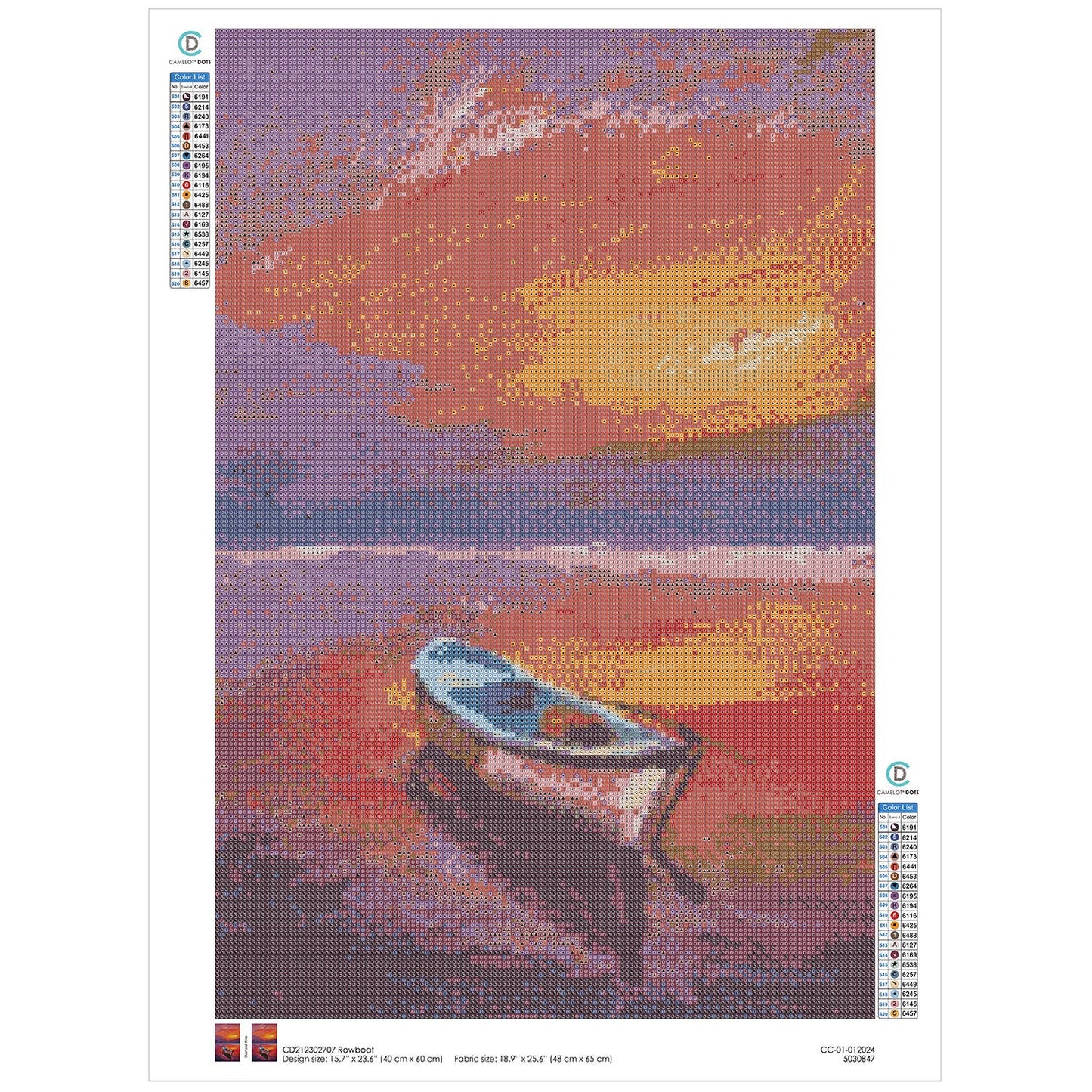 Rowboat Diamond Painting Kit
