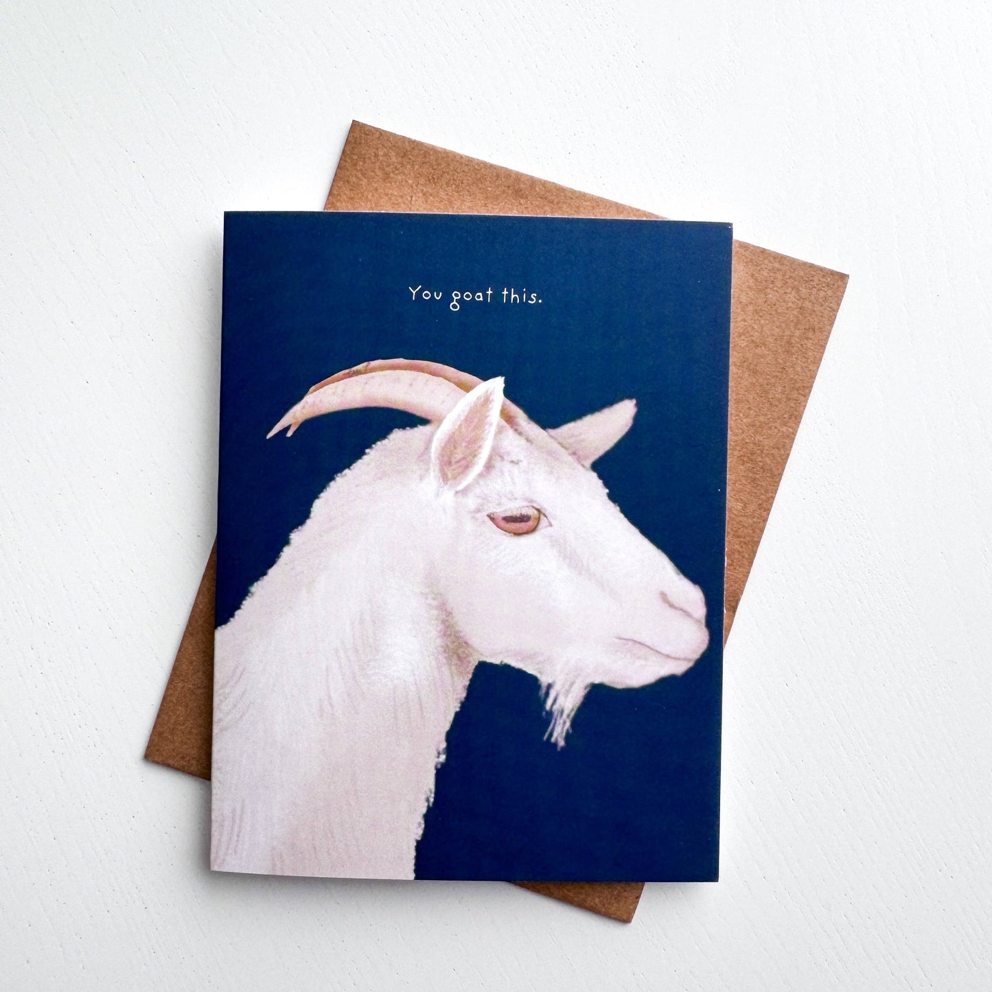 You Goat This Encouragement Greeting Card