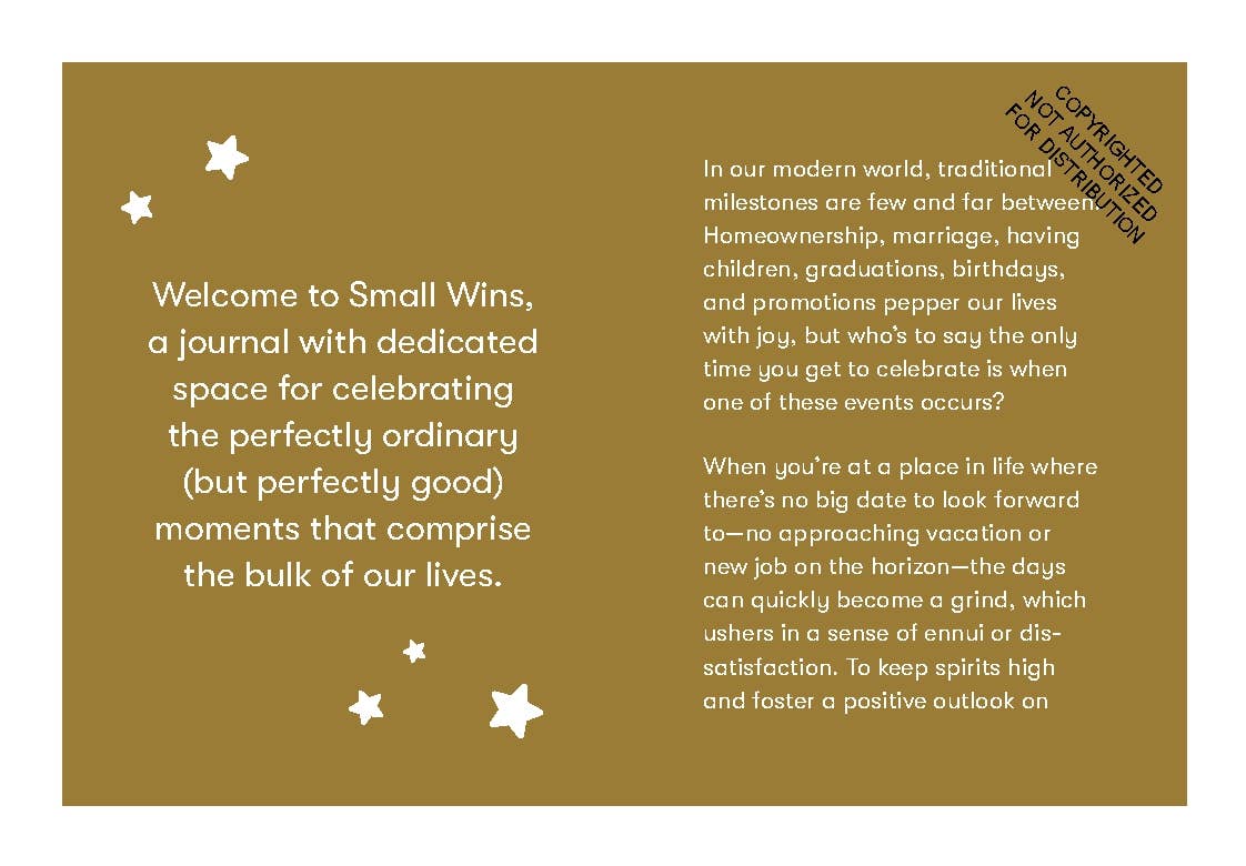 Small Wins