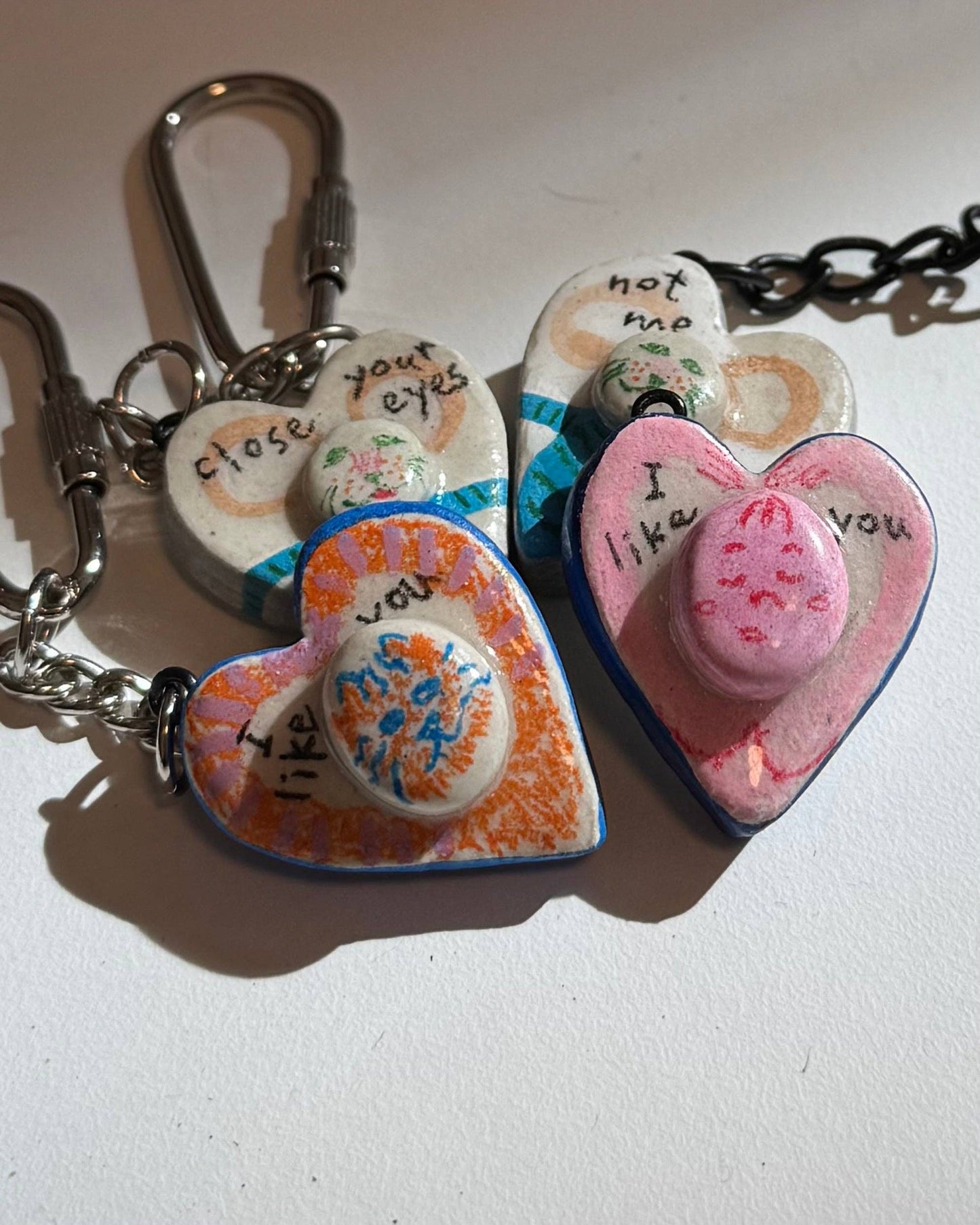 ‘I like you. You have the best smile.’ Keychain