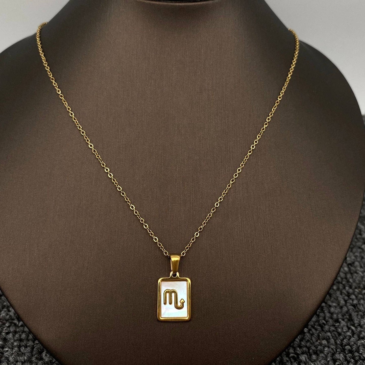 Zodiac  Square Necklace