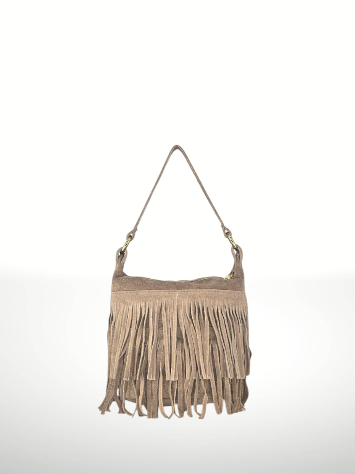 ORQUIDEA - Suede leather bag: Rojo vino