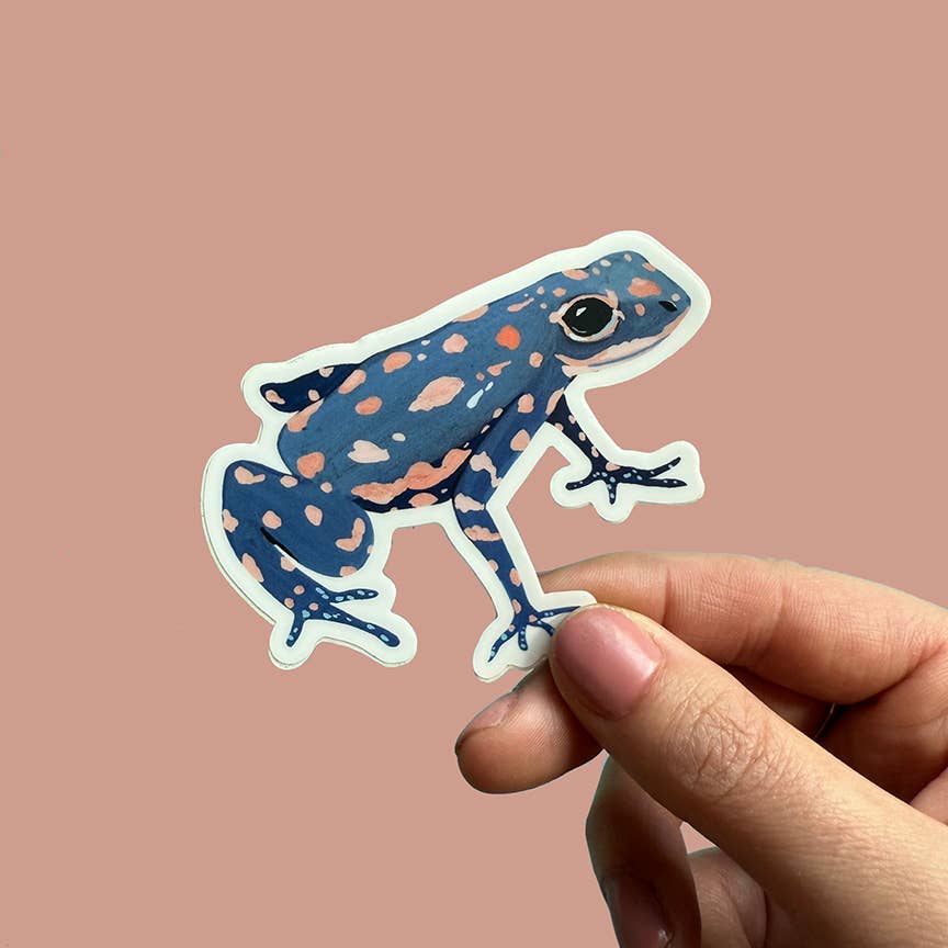 Frog Vinyl Sticker - Wildlife Sticker - Nature Sticker