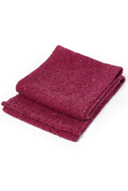 Sliabh Bawn Nepped Scarf -  Pink: One Size