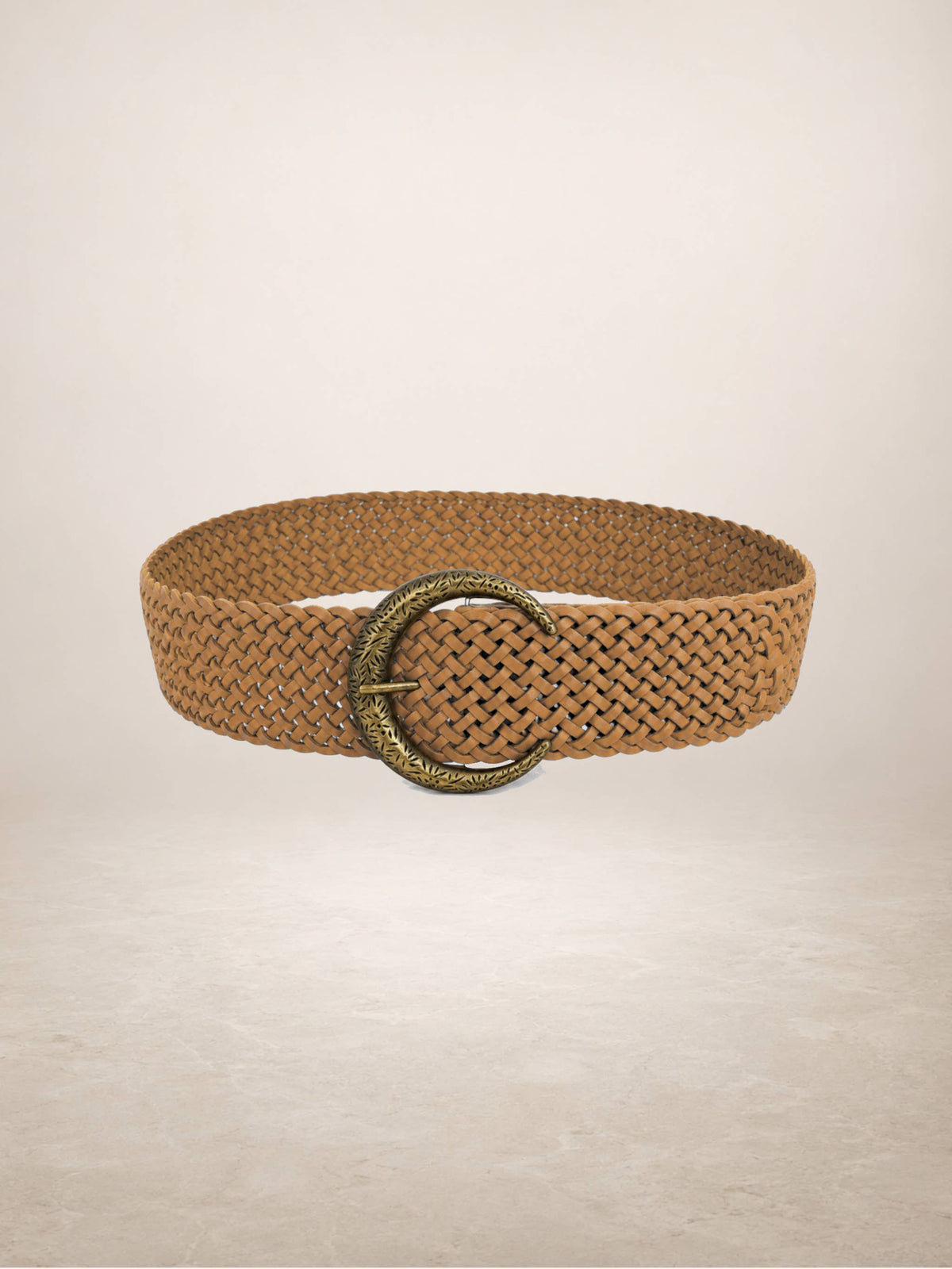 LIMIA - Leather belt: Mustard / + 100 cm