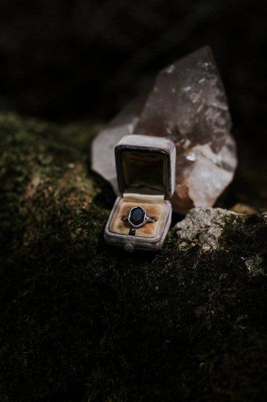 Alchemy Ring – Hematite (Stirling Silver)