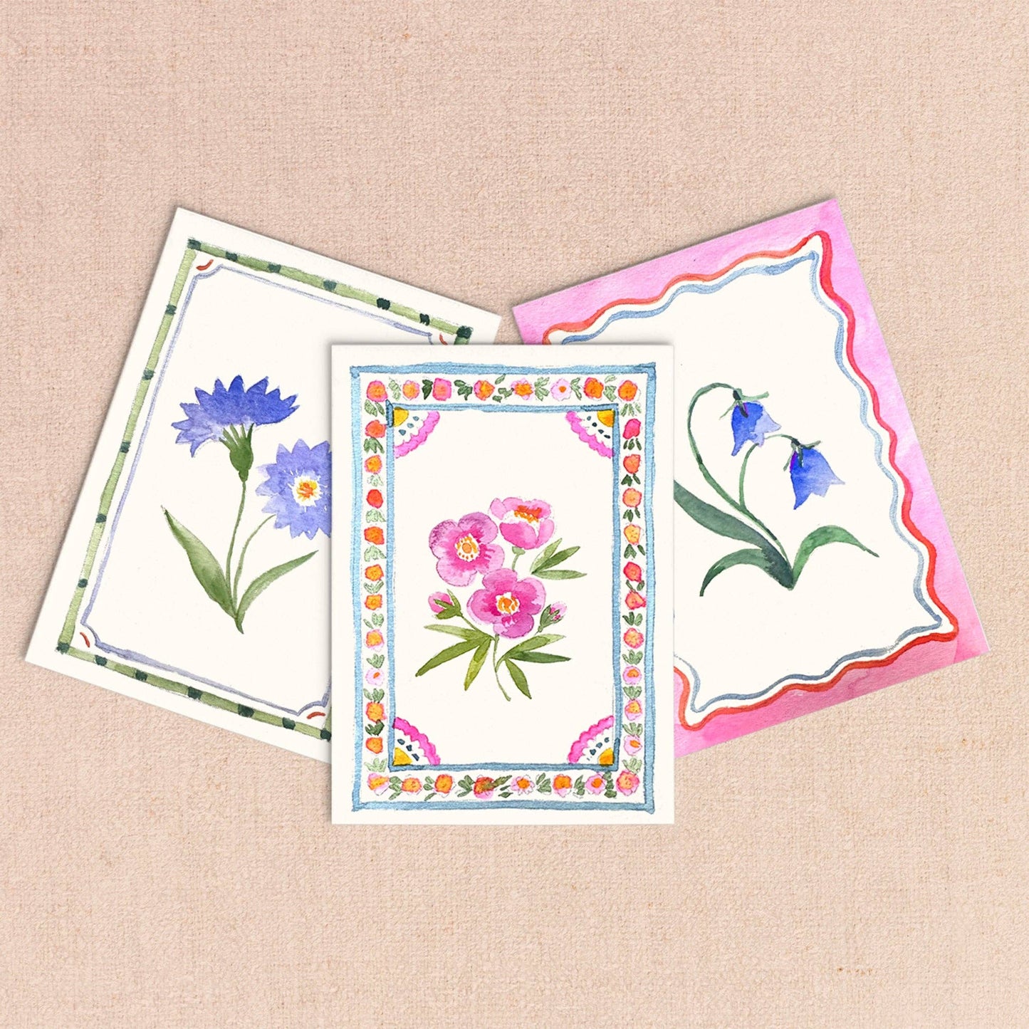 Mini Watercolor Painting Kit: Flowers