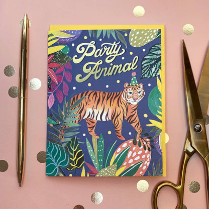 Tiger Birthday Card | Stationery  | Birthday Greeting Card