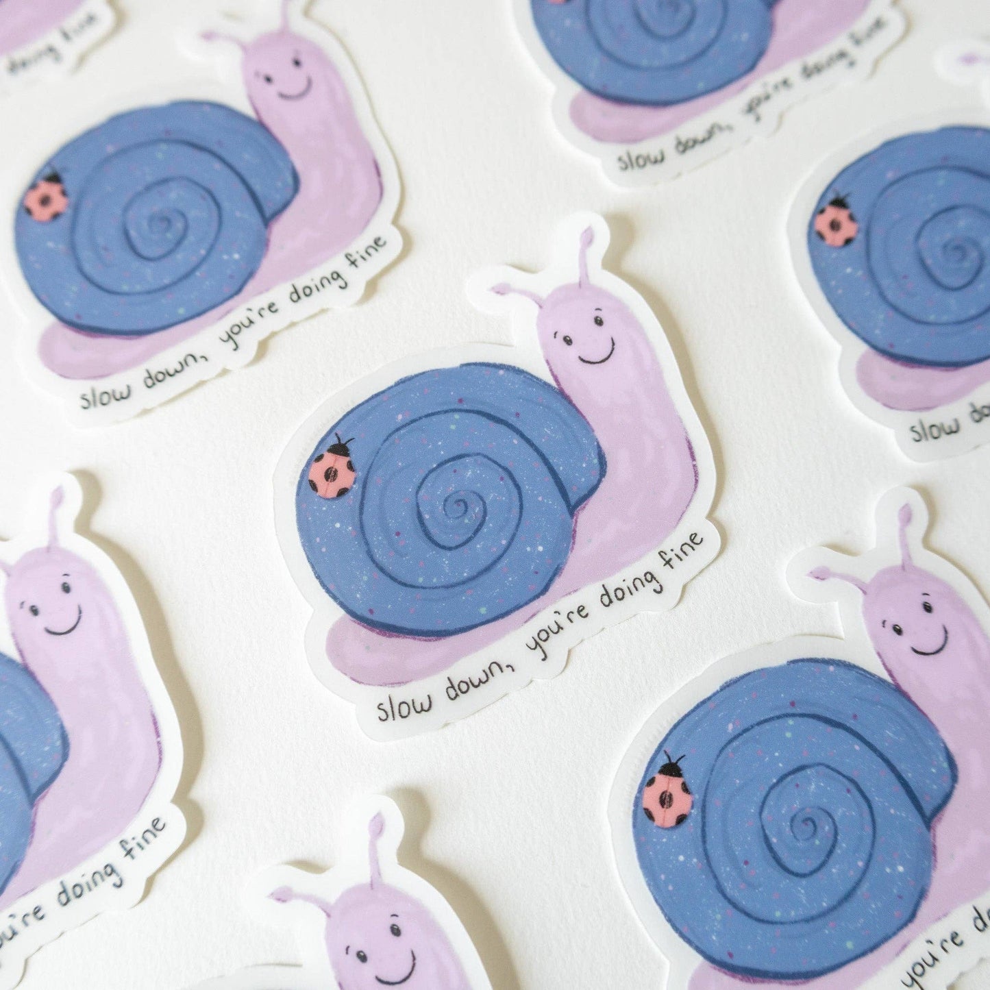 Snail Clear Sticker