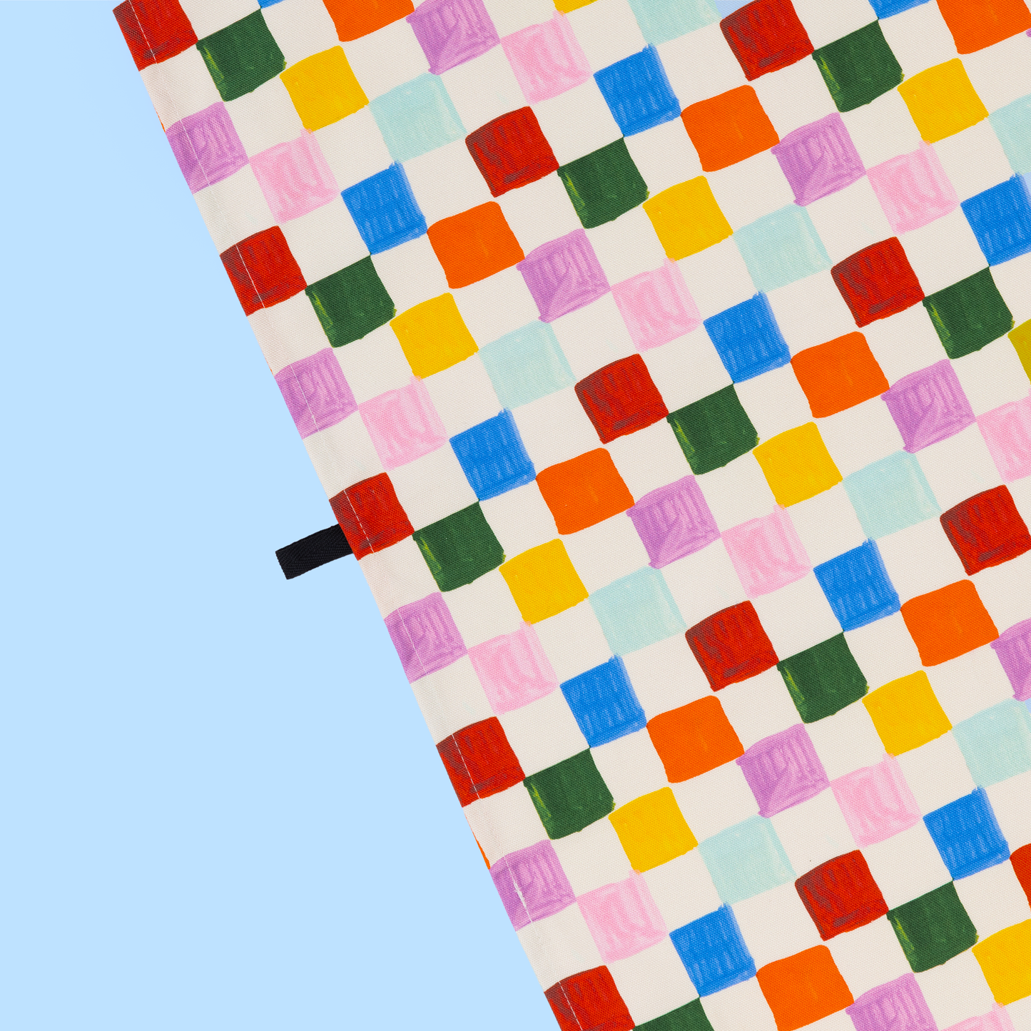 Multi Colour Checker Tea Towel