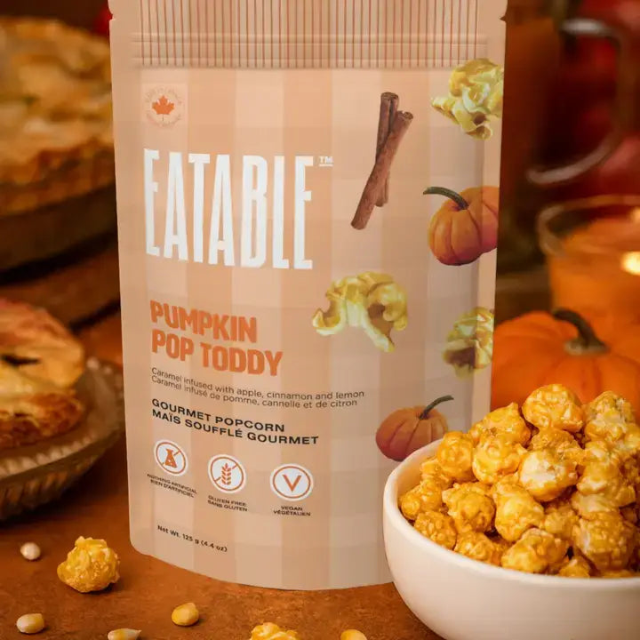 Pumpkin Pop Toddy 🎃 Gourmet Caramel Halloween Popcorn