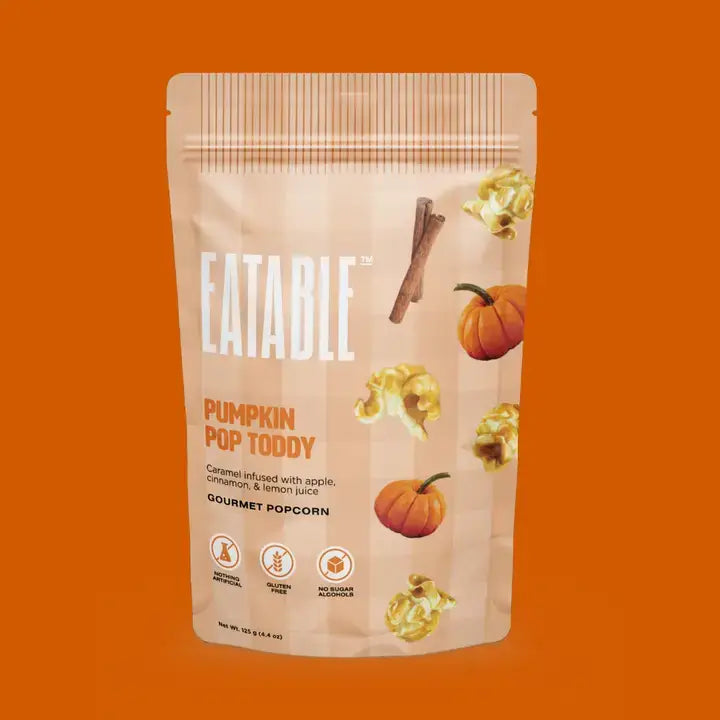 Pumpkin Pop Toddy 🎃 Gourmet Caramel Halloween Popcorn